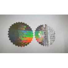 Custom tamper evident hologram sticker VOID if removed 3D holographic sticker